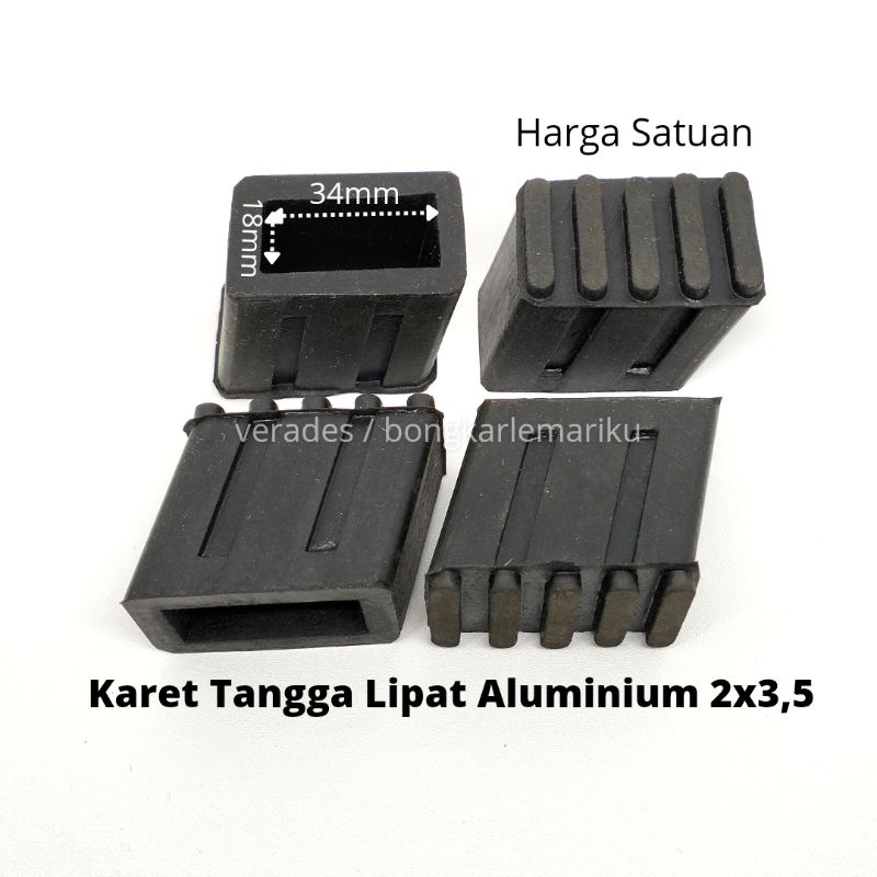 Karet Kaki Tangga Lipat Alumunium 2x3,5 Harga Satuan