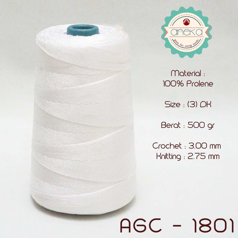 Benang Rajut Anggrek Cones / Nylon PP Yarn - 1801