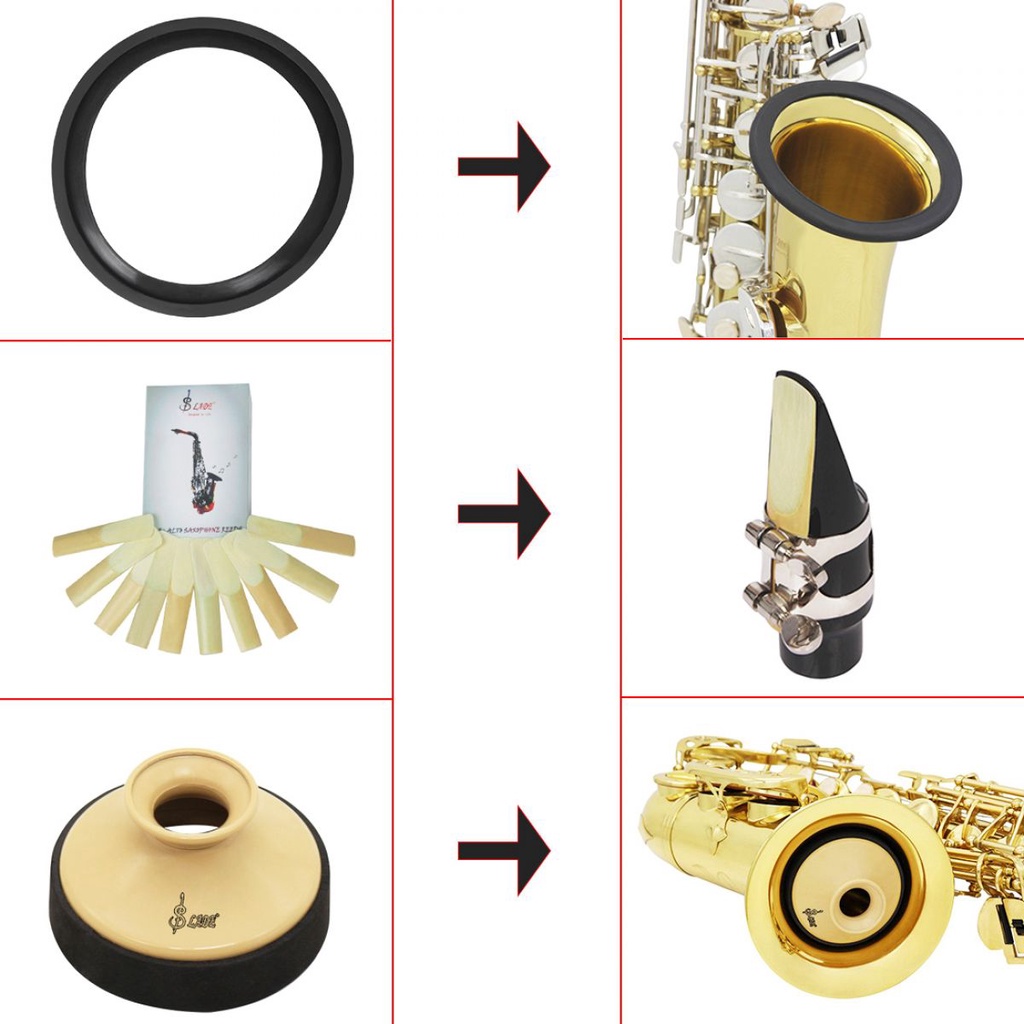 Ring Karet Peredam Suara Saxophone Alto