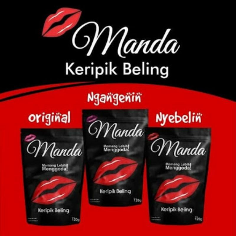 

Keripik Manda Keripik Singkong Beling 120Gram