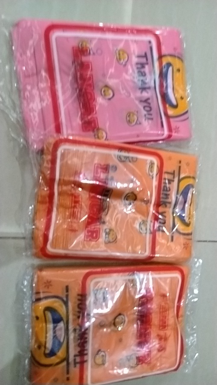 3 Pak (3 X 1 Pack) Kantong Plastik / Kresek Smile Minuman / Pop Ice / Hd Oz