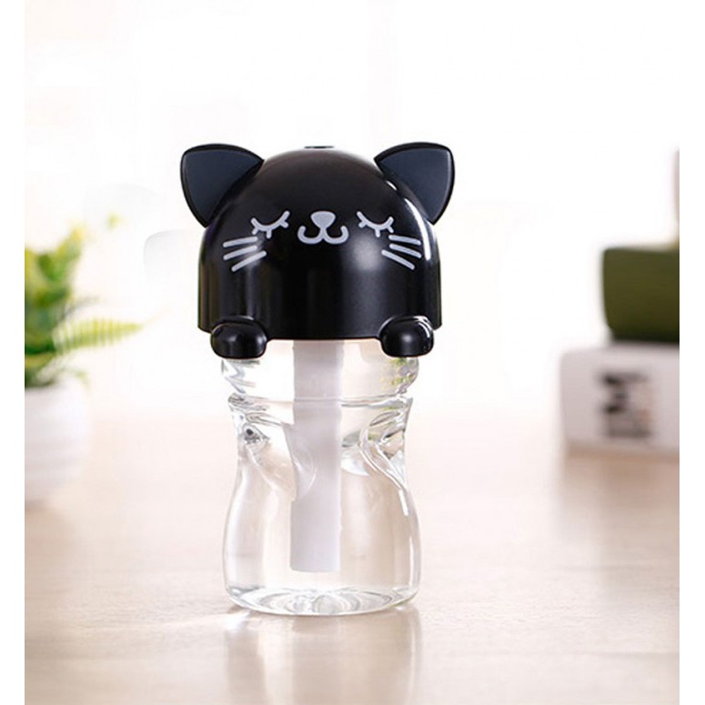 USB Mini Portable LED Cartoon Bottle Caps Humudifier 280ml