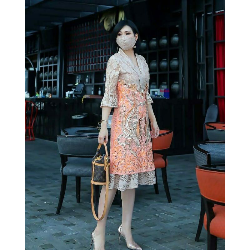 silvania orange dress