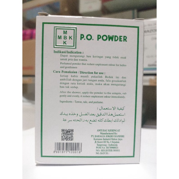 MBK PUTIH POWDER SACHET