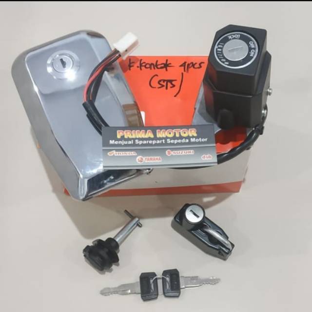 KUNCI KONTAK RX KING OLD DAN TUTUP TANGKI RX KING SET ORII YAMAHA YGP
