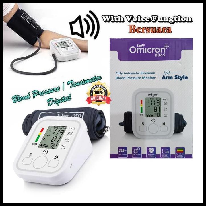 Tensimeter Digital Bukan Omron Alat Ukur Tensi Tekanan Darah - ZK-B869