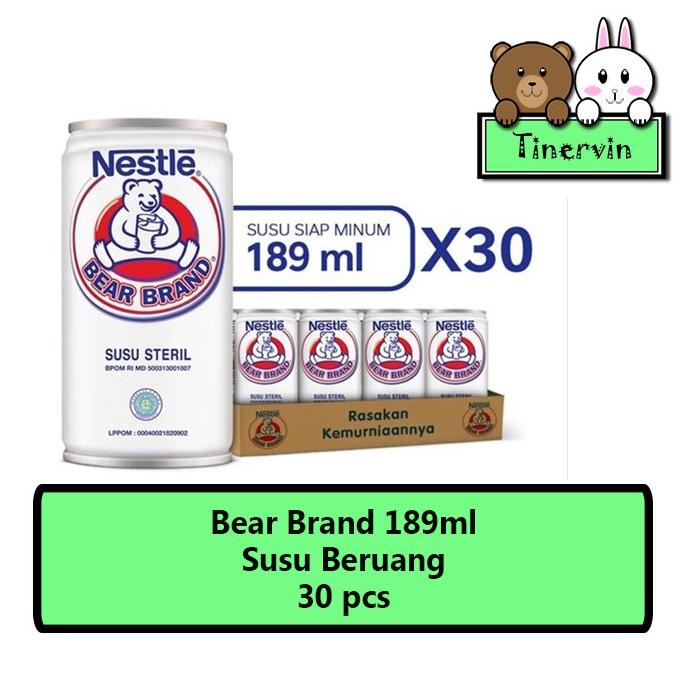 

[COD] Bear Brand 189mL x 30 kaleng [COD]