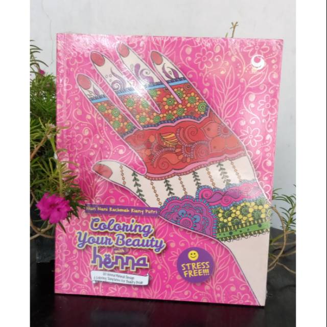 adult coloring book - Buku mewarnai - coloring your beauty henna