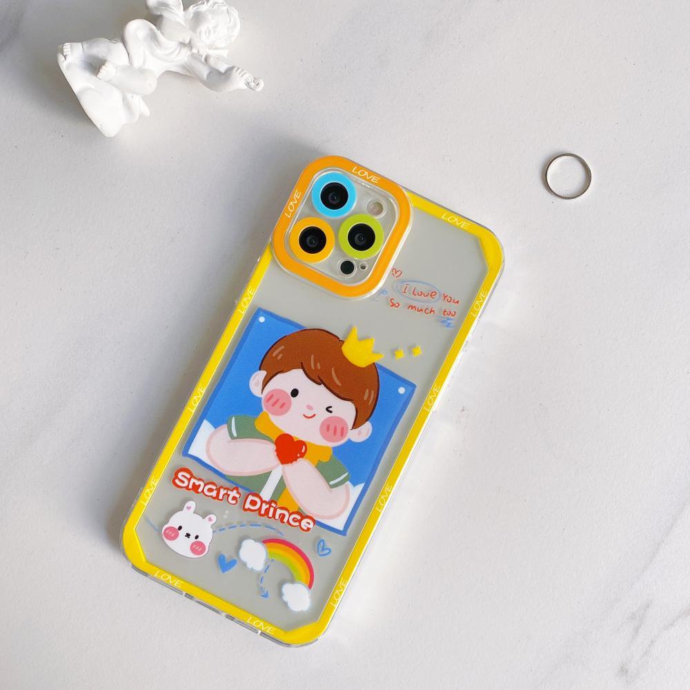 Casing Silikon Iphone 13 Pro Max 12 Pro Max 11 Pro Max Xr Xs Max 7 Plus Shockproof Motif Princess