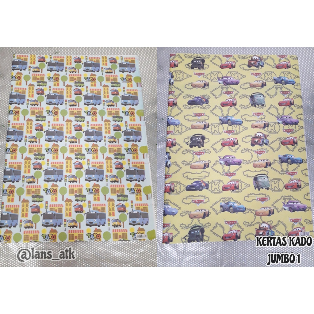 

KERTAS KADO FANCY JUMBO UKURAN 100X70cm