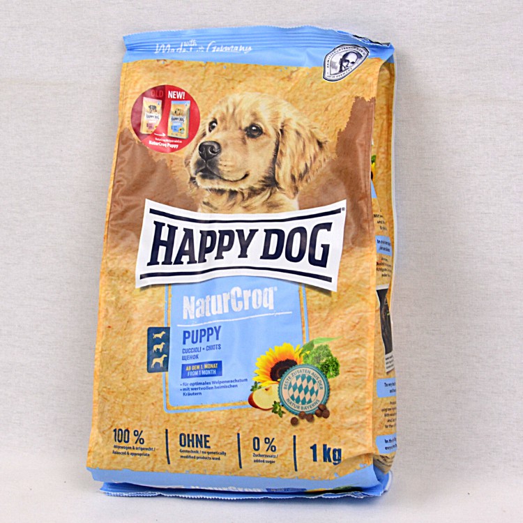 

HAPPYDOG Makanan Anakan Anjing NATURCROQ Puppies Welpen 1kg