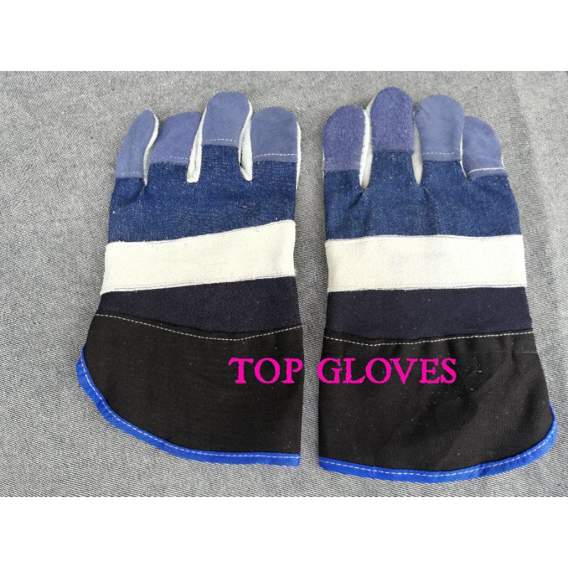 Fitter Gloves - Sarung Tangan Kulit Kombinasi Murah - Split Cowhide - Sarung Tangan Proyek