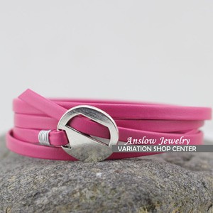 Gelang Leather Kulit Colorful Anslow Jewelry Simple Hot 2017