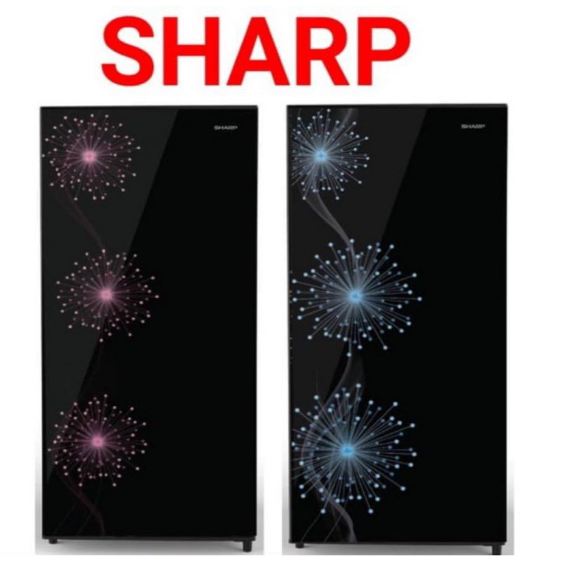 KULKAS / LEMARI ES Sharp 1 pintu SJX 187 shine new series SJX187