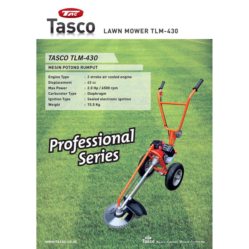 Tasco Brush Cutter / Mesin Potong Rumput Tasco TLM 430 Lawn Mower