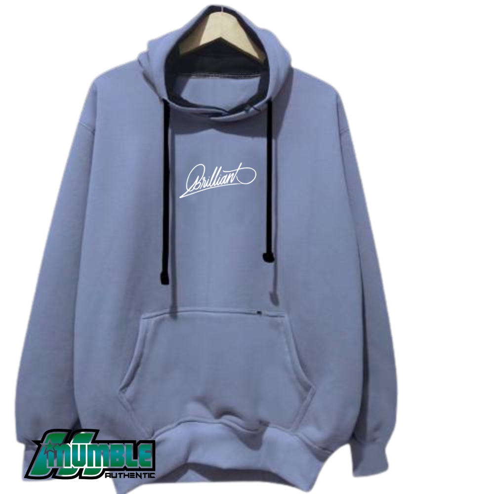 Sweater Hoddie Pria Abu Abu Paralon List Bulsith Suiter Hoodie Katun Distro Terbaru Mumble Authentic