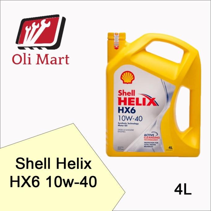 Oli Mesin Shell Helix Hx6 10w40/ Oli Shell Helix HX6 10w-40