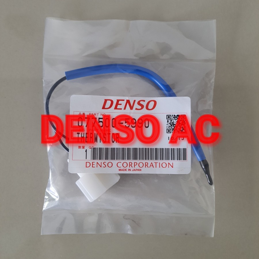 Thermistor Termistor Termis Termostat Sensor Evap AC Mobil untuk Toyota Rush - Merk : DENSO ORI (New