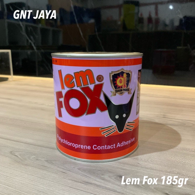 

LEM FOX 185gr ORANGE aibon kaleng 185gr HPL PVC sheet kayu triplek papan wallpaper plastik busa karpet sendal 185 gr gram kuning supercon decosheet deco sheet gnt jaya tacon taco wall paper kecil