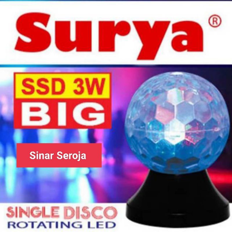 Lampu Disco Putar Surya SSD 3 W BIG