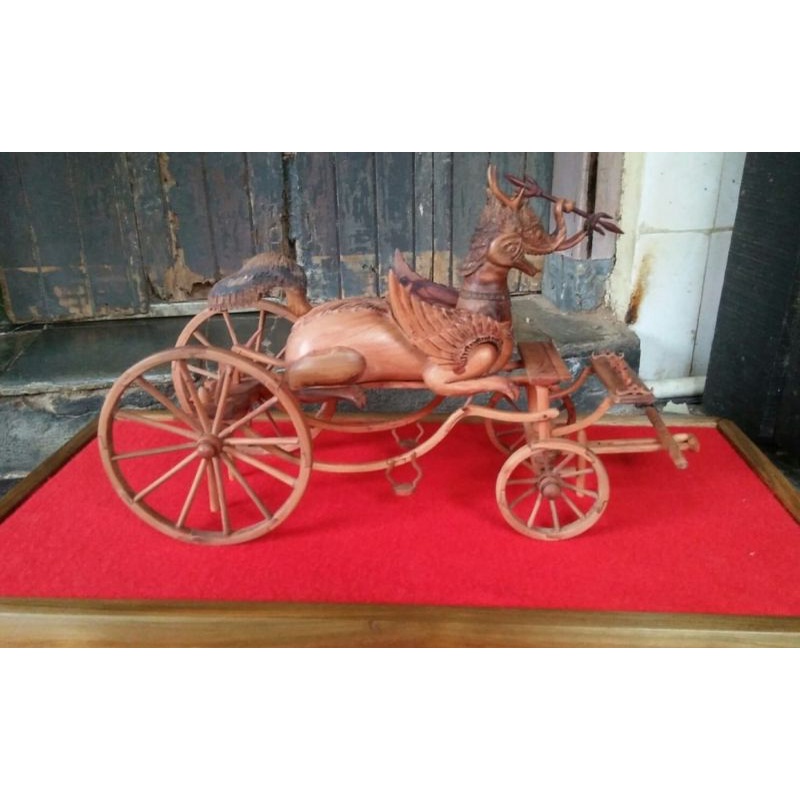 Miniatur Paksi full bahan KAYU NAGASARI