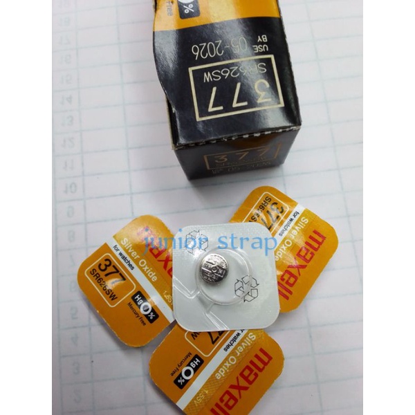 Baterai jam tangan 377/626 Maxell