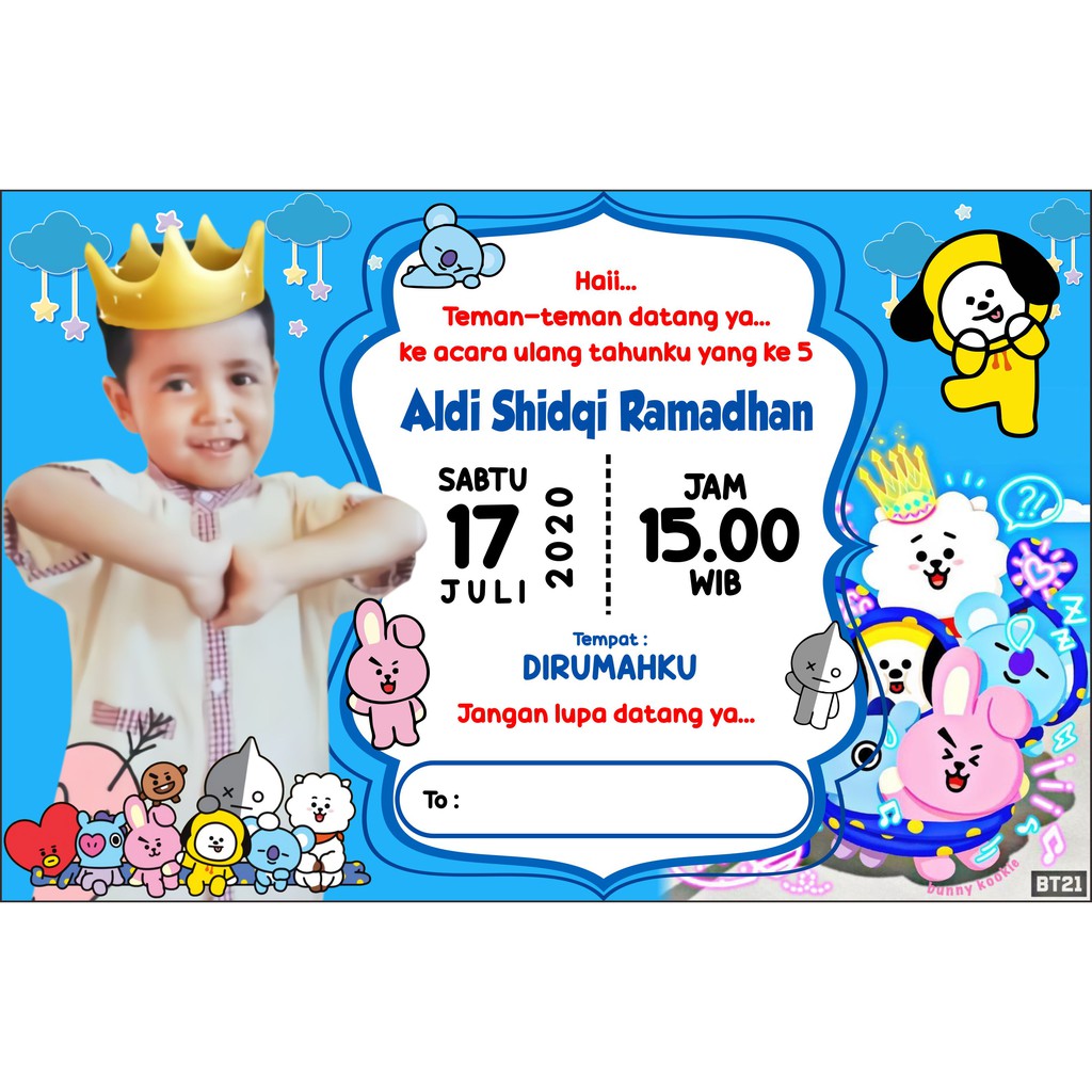 Jual Undangan Ulang Tahun Per Pcs | Shopee Indonesia