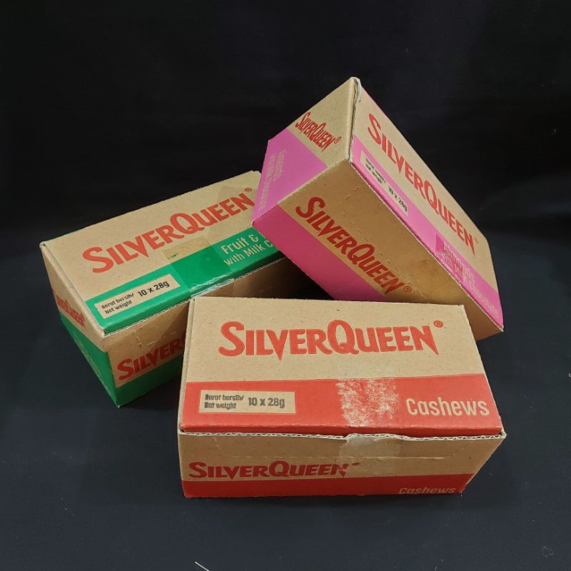 kotak kardus kosong box coklat silverqueen