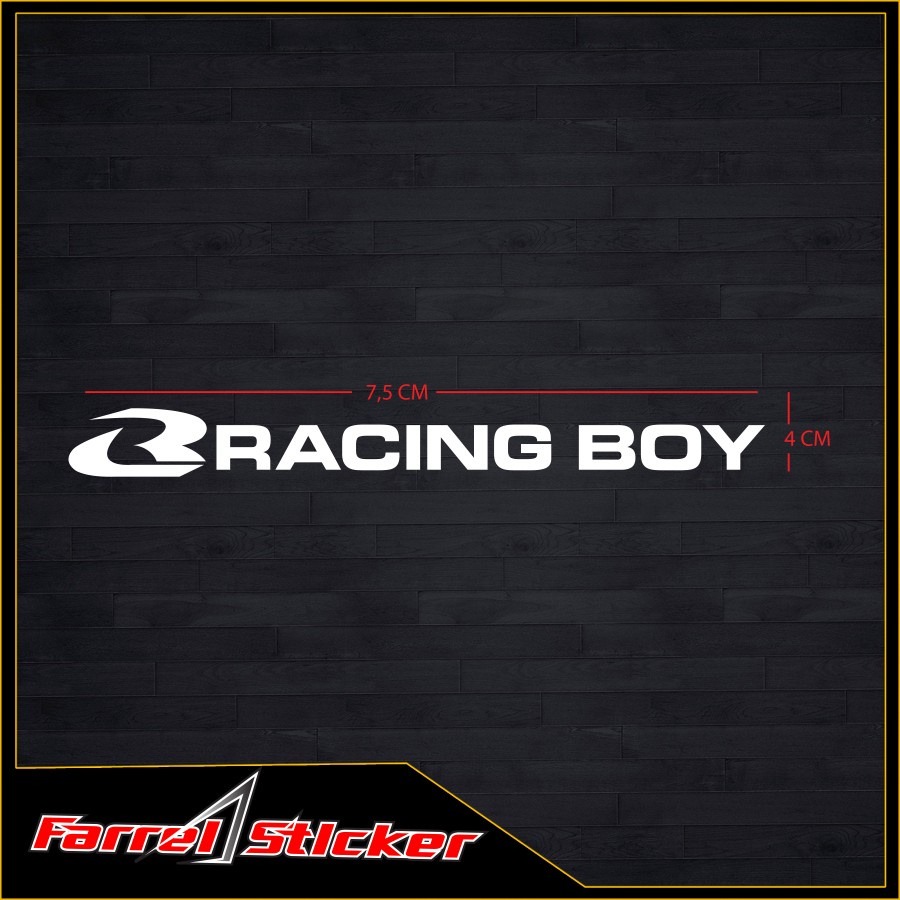 Stiker RACING BOY sticker RCB PANJANG