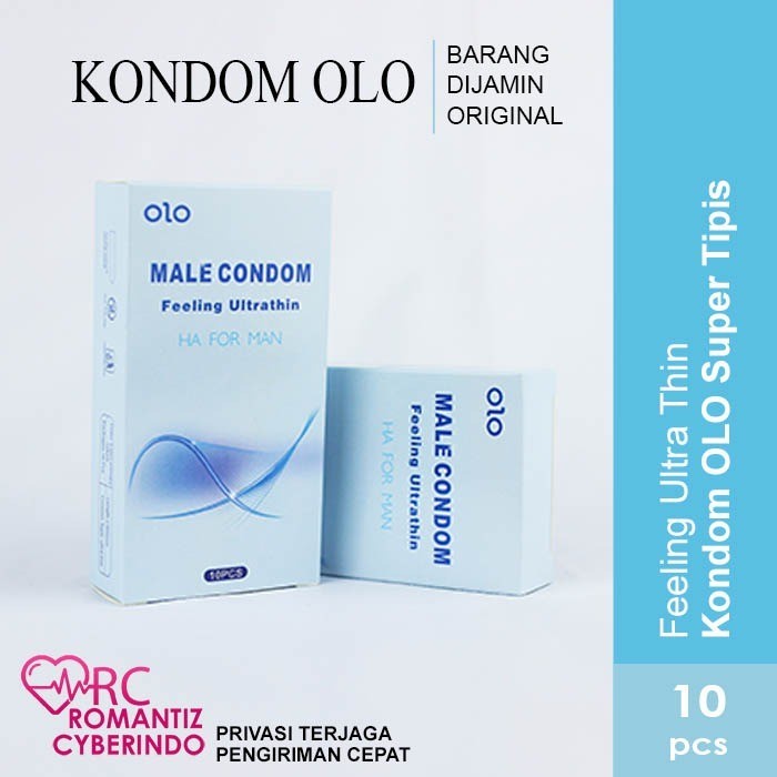 OLO Kondom Super Tipis - Ultra Thin - Condom feeling For Man isi 10