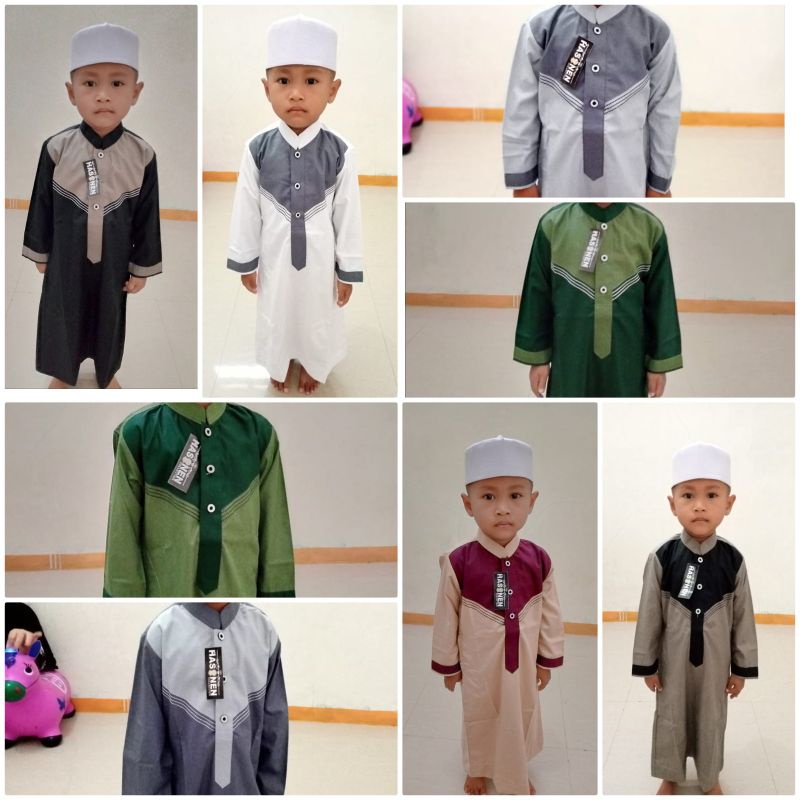 gamis anak dg bahan yg enak di pakai adem cocok unt anak anda murah berkualitas bisa ecer / kodian