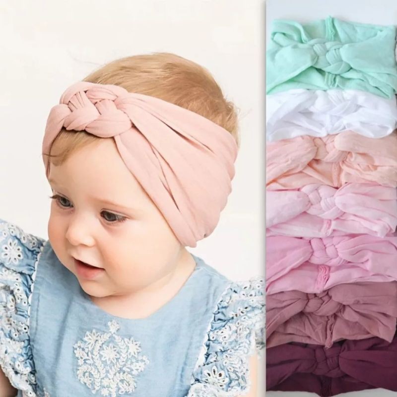 BANDANA bayi KEPANG |headband Baby Perempuan New born Usia 0-3 Tahun Premium