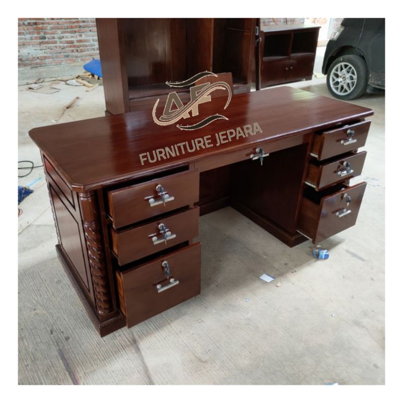 meja kantor  director,meja kayu jati ,meja kerja ,meja sekertaris ,meja mebel jepara