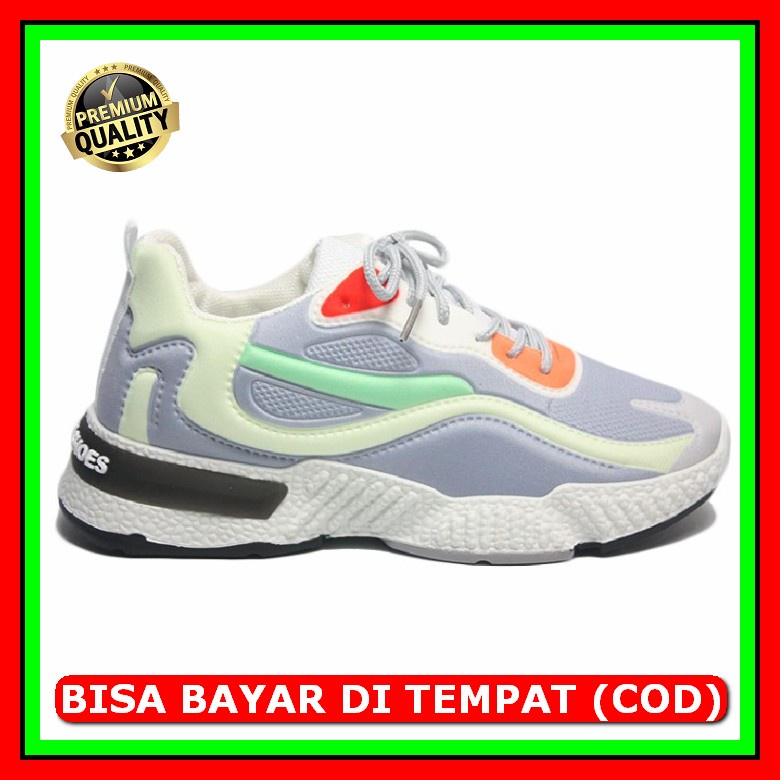 Atr129 Sepatu Sekolah Sneakers Olahraga Sport Kerja Karet Kets Wa AE581 Dr Kevin Sepatu Wanita Spo