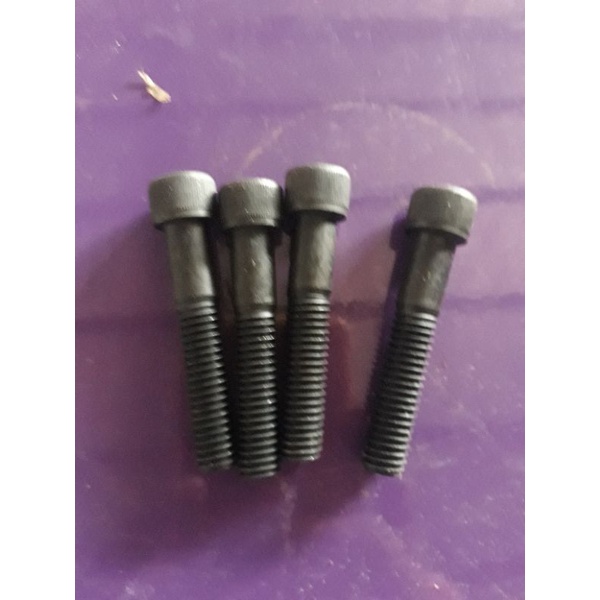 Baut L M16x50 /L hitam/ panjang 5cm/baja grade 12.9