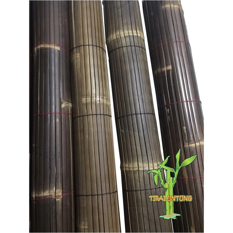 Tirai Bambu / Krey Bambu Hitam / Gorden Bambu UK 2 X 3