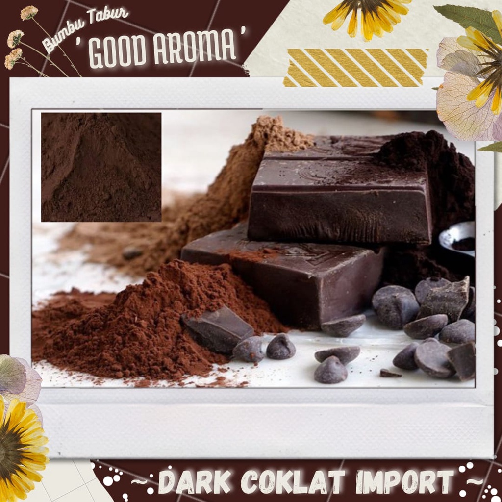 

Bubuk Tabur Manis Dark Coklat Import 1 kilogram, Bubuk manis Rasa Dark Coklat Import 1 kg Enak Halal