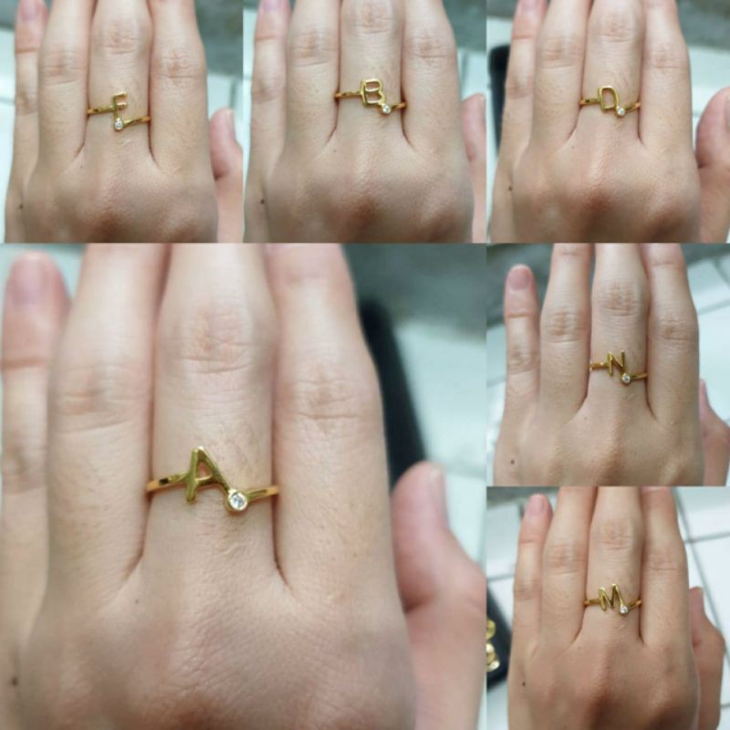 CINCIN EMAS HURUF 1AD