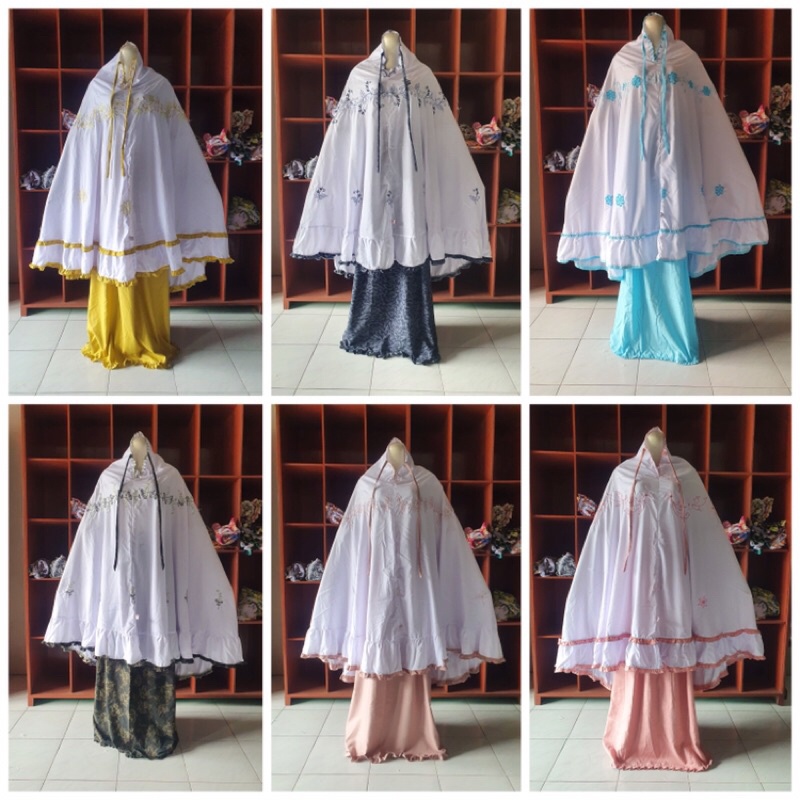MUKENA ALIEF MUKENAKEKINIAN MUKENA MOTIF MUKENA SANTRI JUMBO MUKENA SILKY PREMIUM ALIEF