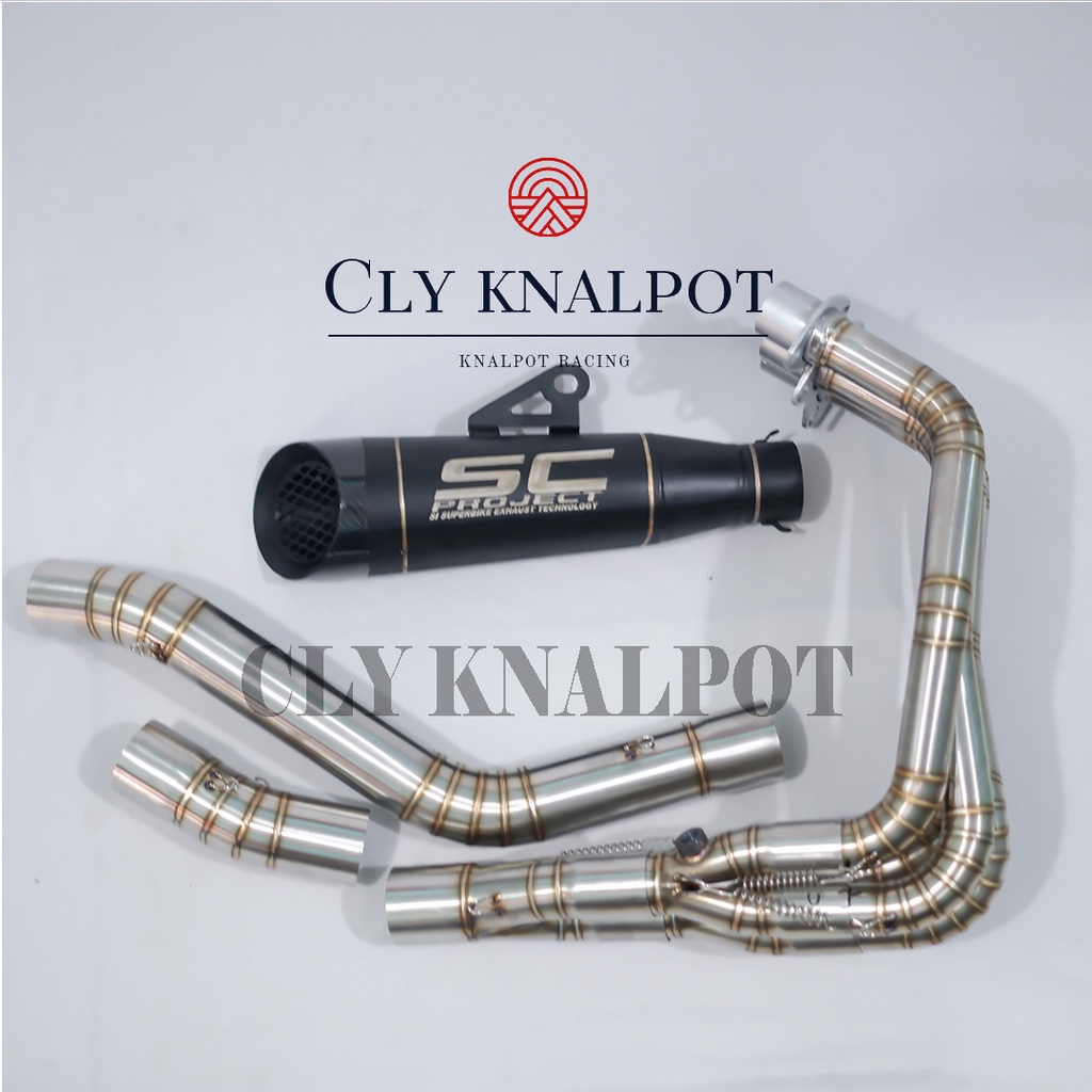 KNALPOT SC PROJECT RACING UNTUK NINJA ZX25R ZX25R NEW R1 R6