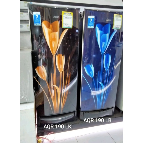 Kulkas Aqua AQR-D190 (TERSEDIA AQRD190 TYPE: LK, LB, LS, DS) utk wil kota cirebon 180liter garansi7t