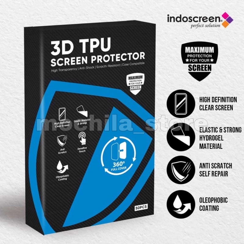 Hydrogel Anti Gores Full Cover Asus Zenfone - Anti Gores Clear - Anti Gores Matte - Anti Glare Indoscreen