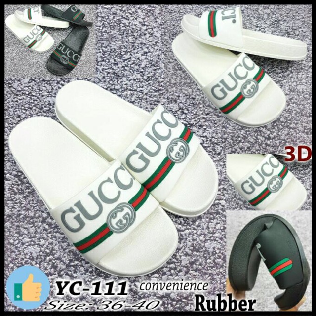 GUCCI PUTSUIT LOGO SLIDE SANDAL