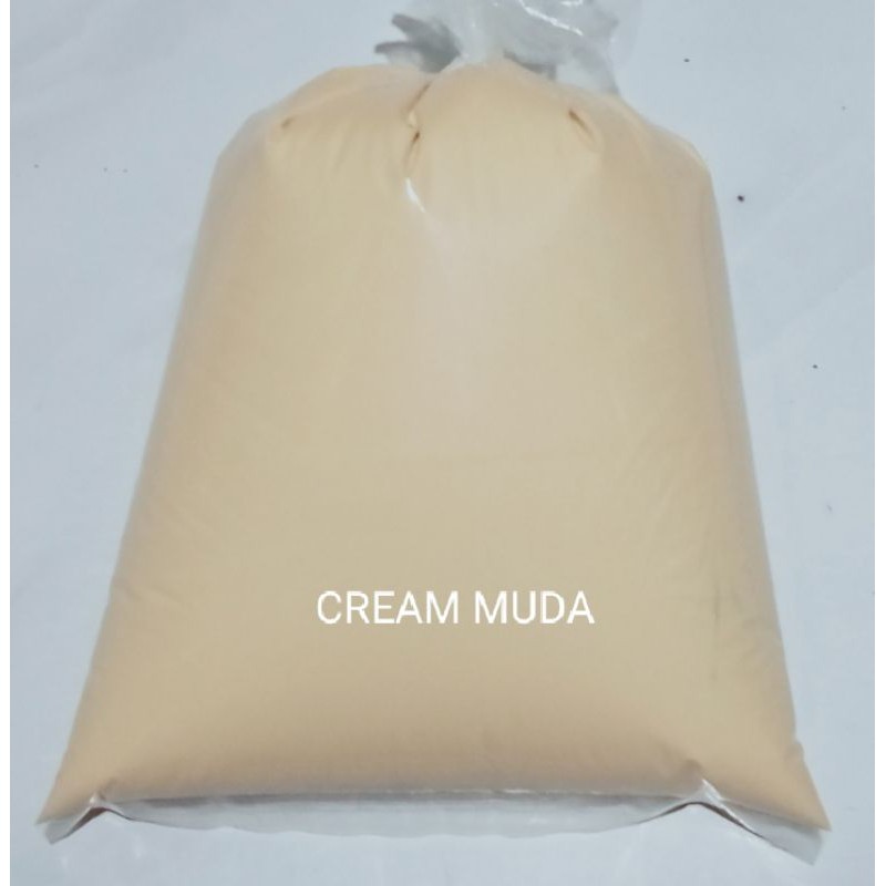 Cat tembok 1 kg KWALITAS SUPER warna cream muda