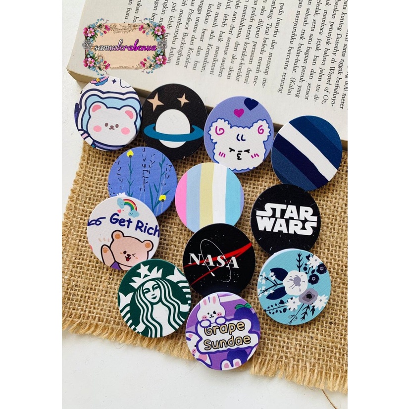 Popsocket karakter POP SOCKET stand hp phone stand holder karakter lucu SB1295