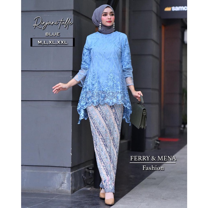 Kebaya Rinjani Tulle FM / Kebaya Modern Wisuda Terbaru / Kebaya Pesta Kondangan / Lamaran