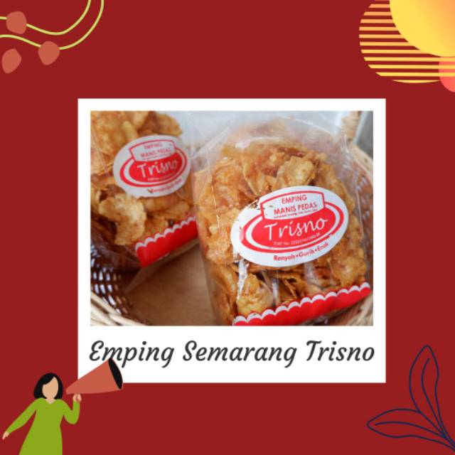 

Emping manis khas semarang trisno
