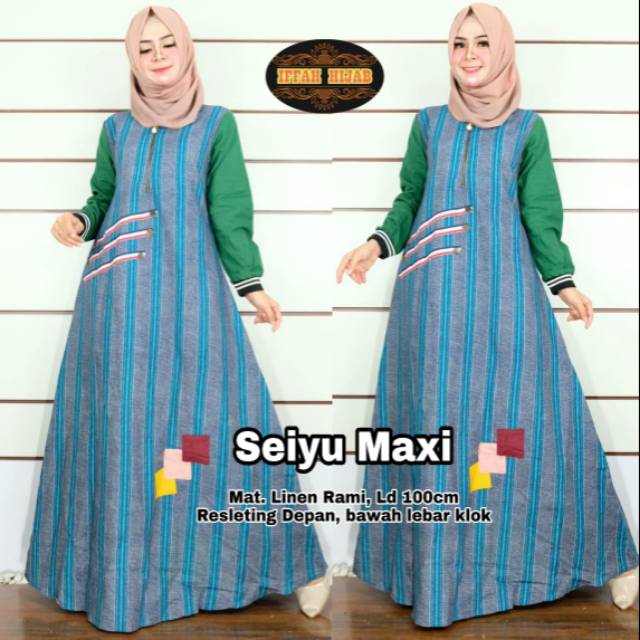 [NEW ITEM] Gamis Dress Maxi Sholehah by Iffah Hijab