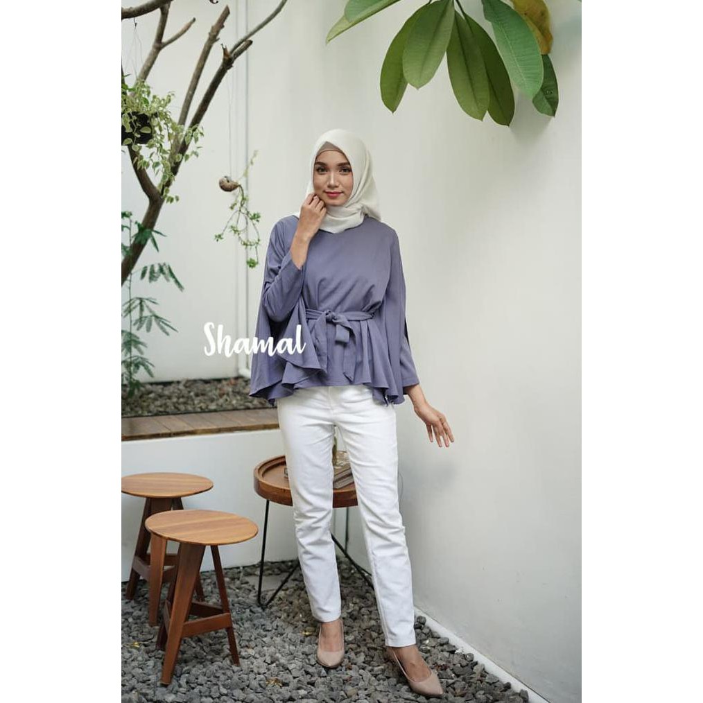 Baju Atasan Blus Wanita Muslim - Aliya Blouse /Fashion Muslim Wanita