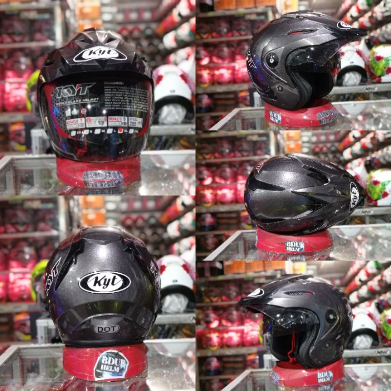 HELM KYT VENOM RR & ROMEO SOLID SERIES 100%  ORIGINAL SNI-DOT-2
